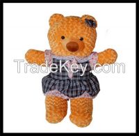 Plush Toy  Gold Ribbon as Nice Gift for Baby Kids