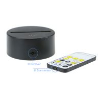 Dimmable Flashing 3D LED Base with IR Remote Control TDL-S From China
