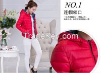 AA89Han edition thickening in the long winter women's wear cotton-padd