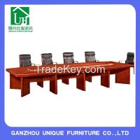 Durable Customized Veneer Conference Meeting Room Desk