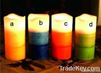 LED flameless wax candle