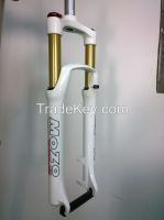 Dual air pressure suspension fork