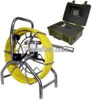 Borescope sewerage camera for pipeline work with 60m fiberglass rod