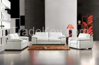 Italian leather sofa with European style and modern design