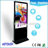 42&amp;quot;kiosk digital signage screen , floor stand advertising display with totem price