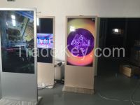 55&amp;quot; ultra thin lcd advertising display , android network kiosk panel , interactive display