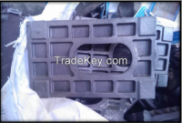 Stretch forming plate