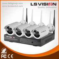 LS Vision 1080P Wifi NVR  Kit 4ch Wifi Wireless Camera System high quality (LS-WK9104)