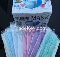 Disposable Masks Against The Flu Masks Three Layers Of Non-woven Masks