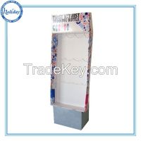 Colorful printing display carton board with hanging hooks