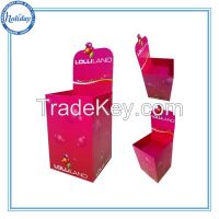 Retail store corrugated dump bin display box