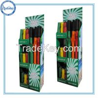 Point of sales cardboard umbrella display stand holder