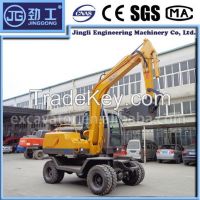 JG90S 8.5 tons new wheel excavator for sale with amazing price