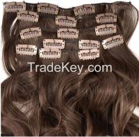 Human Hair Clip 100% Remy Hair Human Hair Extension