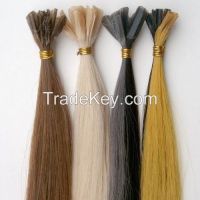 U Tip Nail Tip Human Hair Prebonded Hair Extension