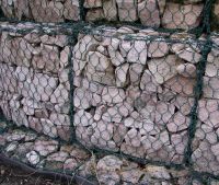 hot dipped galvanized gabion mesh / stone cage / stone gabion netting from stock From China