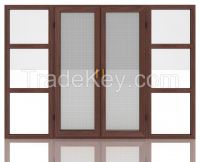 Casement Doors with Anti Thief Screens Inward opening Style