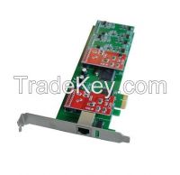 Vp-tdm430e 4 Port Fxo Asterisk Analog Pci-e Card 2u Axe410p