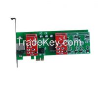 Vp-tdm430e 4 Port Fxo Asterisk Analog Pci-e Card 2u Axe410p