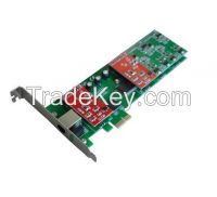 Vp-tdm430e 4 Port Fxo Asterisk Analog Pci-e Card 2u Axe410p