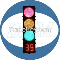 Full ball &countdown meter traffic signal