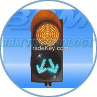 Yellow flash led traffic signal