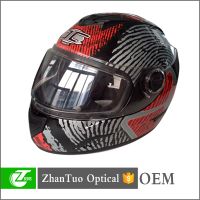 Hot selling matt black double visors flip up motorcycle helmet popular and cheap