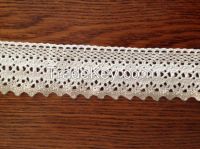 Customized double color cotton lace trims