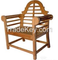 Adhikari teak garden armchair