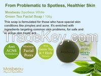 MOSBEAU PLACENTA WHITE SPOTLESS GREEN TEA FACIAL SOAP From Philippines