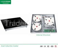 E.K.M Inset  Three Burner