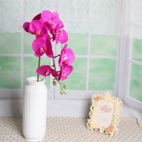 China factory making wedding decor flower silk artificial phalaenopsis