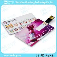 Credit Card USB Flash Drive with Custom Printing