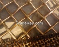 Copper crimped wire mesh