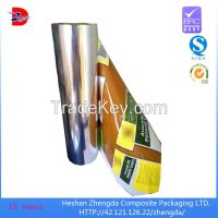 aluminum barrier laminate food packaging plastic film for potato,snack From China
