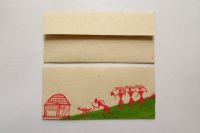 Gift Envelopes - Hand Painting on Handmade Paper Envelope