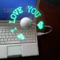 SF2,Newest program Flashing Message Usb Led Fan,Cheap Flexible USB LED Flashing Fan,Promotion gift LED USB Flashing Fan