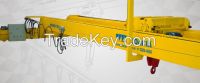 Remote control Electric trolley 1-50t double beam bridge/overhead cranes