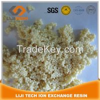 gel type strong acid cation exchange resin