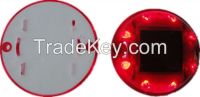 Plastic Solar LED Road Reflector Stud round PC material solar cat eye