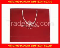 2016 fashionable and durable paper gift bags with logo print