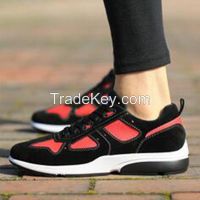 Cheapest Sneakers New Korean Fashion Mixed Colors Student Sports Casual Traveling Shoes Black Red
