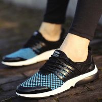 Cheapest Sneakers New Korean Fashion Breathable Mixed Colors Casual Sports Shoes Blue Black