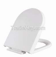 D shape plastic soft closing toilet seat cover From China