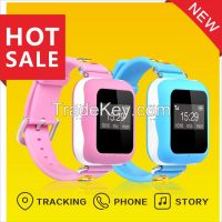 2016 latest kids gps watch SOS phone tracking wrist gps watch GS/GPRS mp3