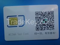 3G WCDMA test sim card for CMU 200