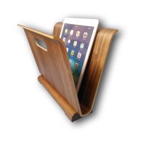 Bamboo Wood Magazine Book Brochure Holder Rack Organizer for office and home furniture_HENRYGUO 'at' WISPROD 'dot' COM