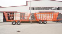 12 tons sugar cane trailer for sugar cane transportation with ball head  hitched with tractor for africa