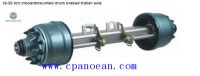 Trailer axle for farm trailer and semi trailers