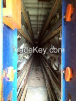 Used poultry battery cages